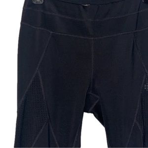 Banana Republic Black Mesh Compression Leggings